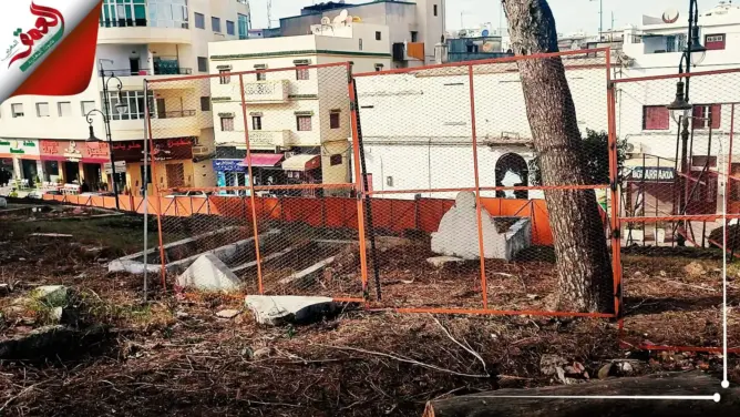 تسييج مقبرة تاريخية لبناء ملحقة إدارية يثير جدلا بطنجة