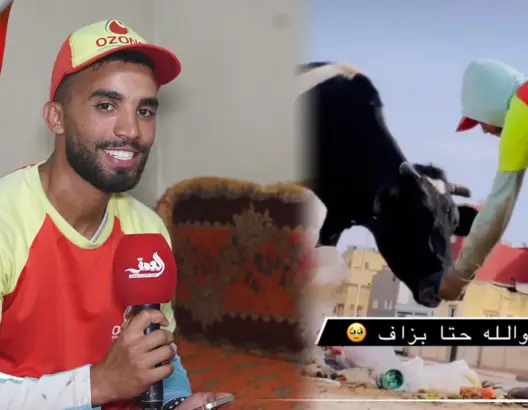 عامل نظافة مغربي يتحول لنجم على مواقع التواصل
