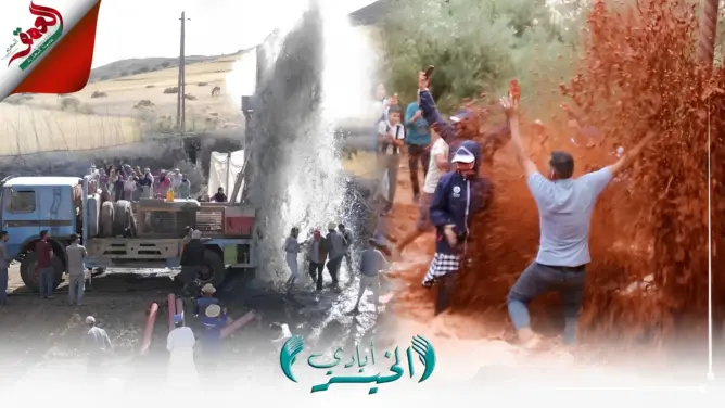 يحفرون الآبار ويغرسون الأشجار .. شباب ينقبون عن المياه بالجبال ليرووا عطش سكان القرى (فيديو)