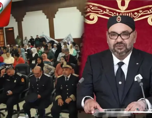 حفل الإنصات للخطاب الملكي في ذكرى المسيرة بأزمور