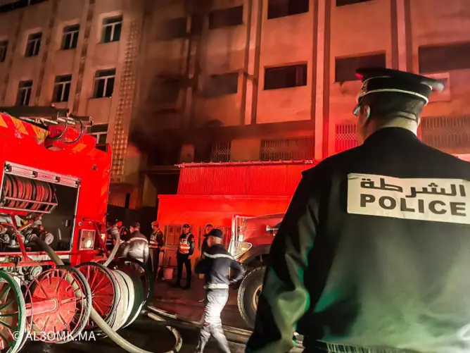 وفاة محام بهيئة طنجة إثر حريق مهول داخل شقته