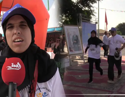 بينهم مكفوفون..العشرات يتنافسون في سباقات على الطريق بإنزكان (فيديو)
