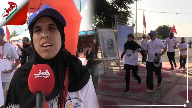 بينهم مكفوفون..العشرات يتنافسون في سباقات على الطريق بإنزكان (فيديو)