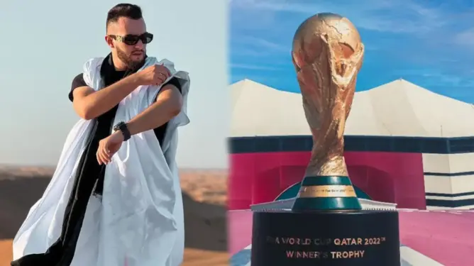 بالزي الصحراوي.. زهير بهاوي يشارك في أغنية عن مونديال قطر