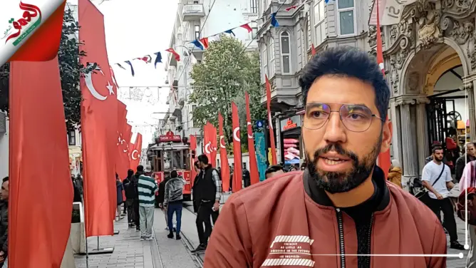 “العمق” تنقل مشاهد من مكان انفجار إسطنبول