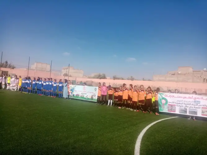 اللجنة التقنية لعصبة جهة بني ملال تؤطر مهرجانا لكرة القدم بدمنات