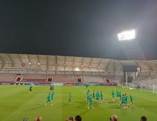 أجواء تداريب المنتخب المغربي تشد انتباه وسائل الإعلام بقطر
