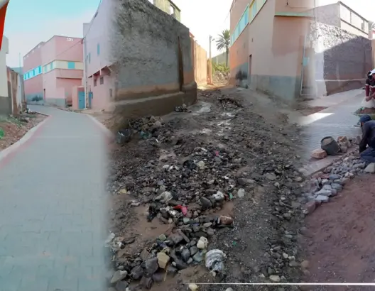 بإمكانياتهم الذاتية.. مواطنون بنواحي تيزنيت يخرجون قريتهم من العزلة ويمنحون أزقتها ملامح جديدة