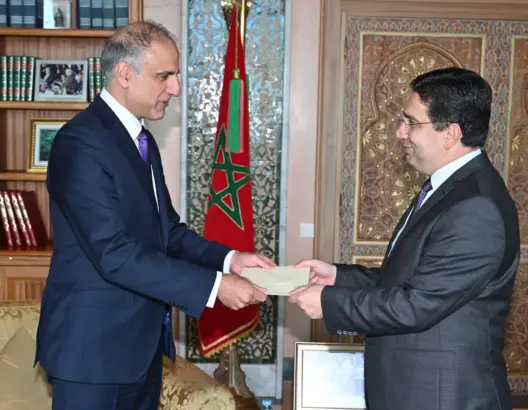 تالوار يقدم لبوريطة أوراق اعتماده سفيرا مفوضا فوق العادة للولايات المتحدة بالمغرب