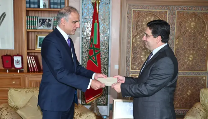 تالوار يقدم لبوريطة أوراق اعتماده سفيرا مفوضا فوق العادة للولايات المتحدة بالمغرب