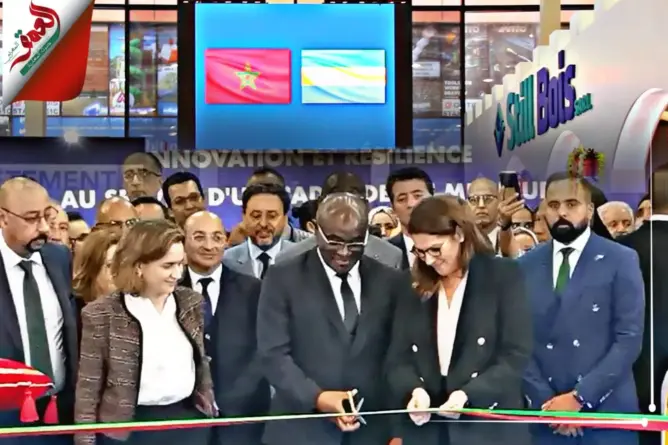 المنصوري تفتتح معرض البناء بالجديدة بحضور وفد غابوني