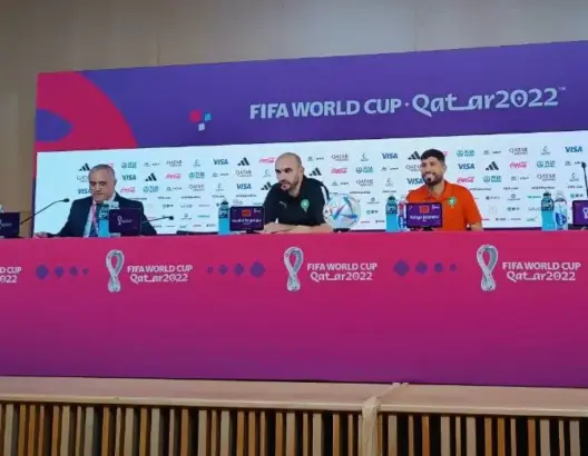 الركراكي: سنقدم الأفضل ضد بلجيكا للتأهل.. وجبران: سيكون أداءً جيدا لإرضاء المغاربة