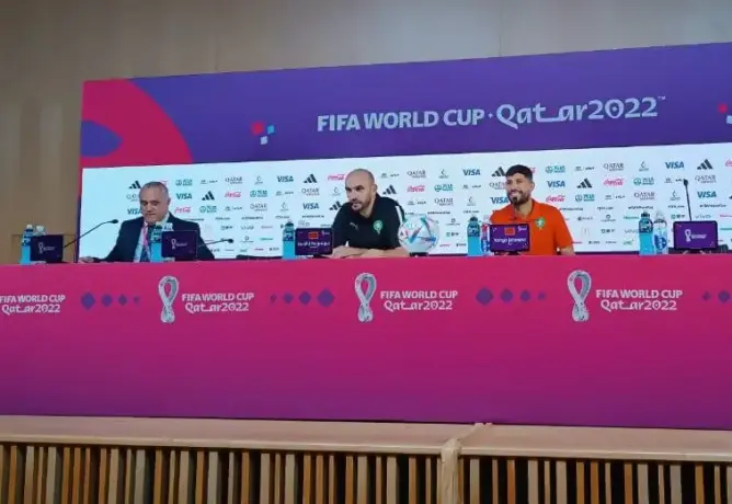 الركراكي: سنقدم الأفضل ضد بلجيكا للتأهل.. وجبران: سيكون أداءً جيدا لإرضاء المغاربة