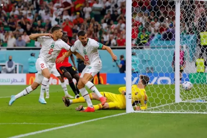 “الفيفا” يحتسب الهدف الأول للمغرب أمام بلجيكا باسم سايس بدل صابري