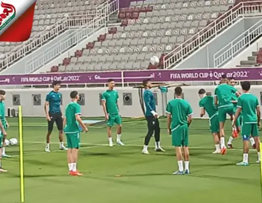 بحضور عائلات بعض اللاعبين.. الأسود يخوضون أول حصة تدريبية بعد الفوز على بلجيكا