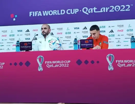الركراكي: مواجهة كندا بمثابة نهائي والحظ عاندنا.. والخنوس: الجمهور المغربي هائل