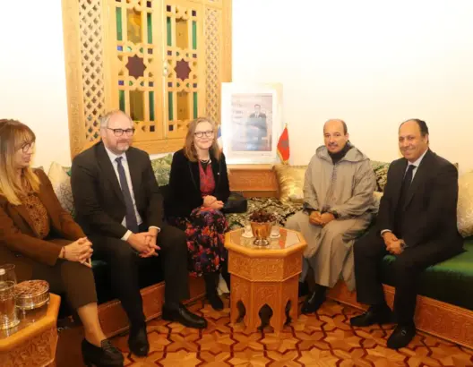ميارة يستقبل وفدا عن مجلس الشيوخ الفرنسي