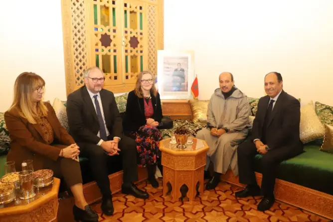 ميارة يستقبل وفدا عن مجلس الشيوخ الفرنسي