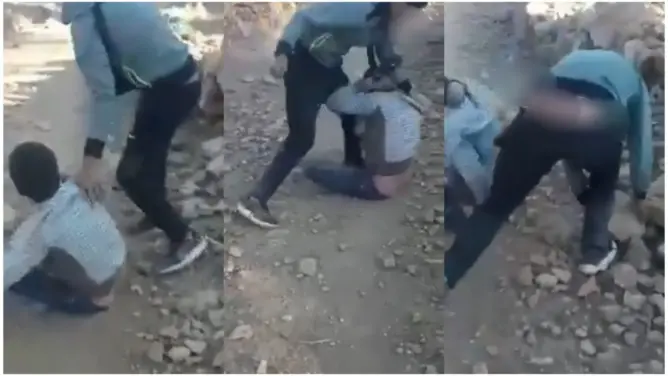 فيديو يوثق لاعتداء على قاصر يجر 3 أشخاص للاعتقال بأزيلال