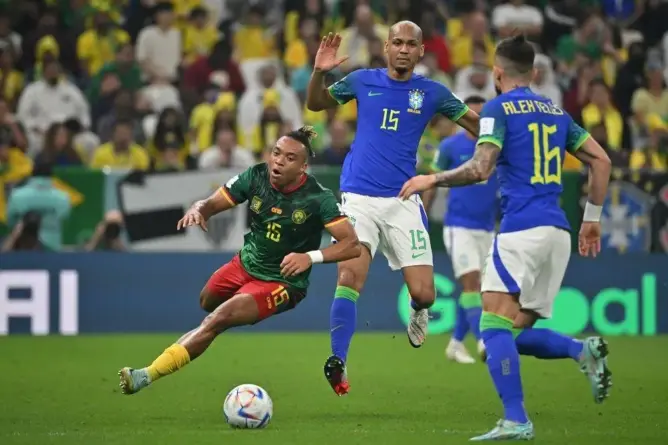 الكاميرون تهزم البرازيل وتودع المونديال وسويسرا تظفر ببطاقة التأهل