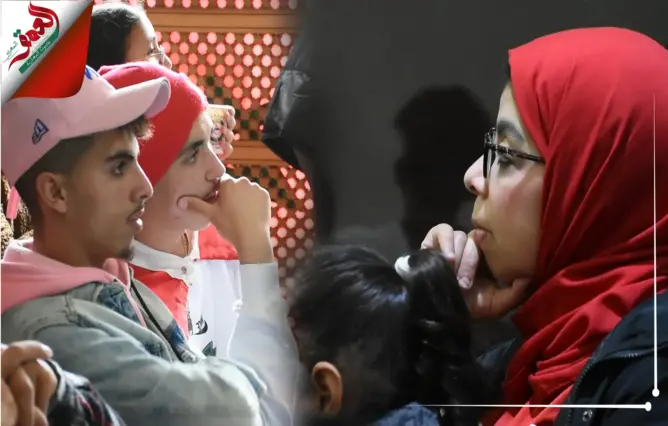 أجواء صعبة عاشتها الجماهير المكناسية في الشوط الأول من مباراة المغرب وإسبانيا