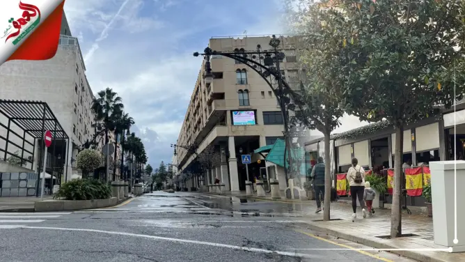 شوارع فارغة بسبتة أثناء مباراة المغرب وإسبانيا