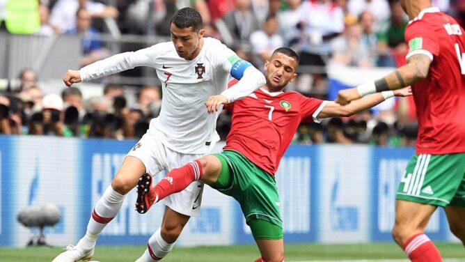 المغرب ضد البرتغال