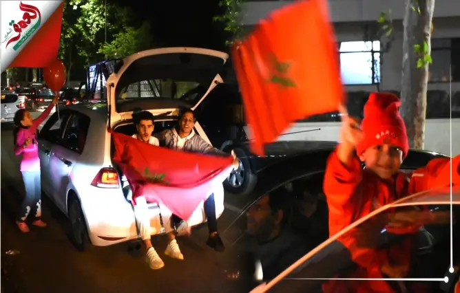 مواطنون يجولون شوارع فاس فرحا بفوز المنتخب