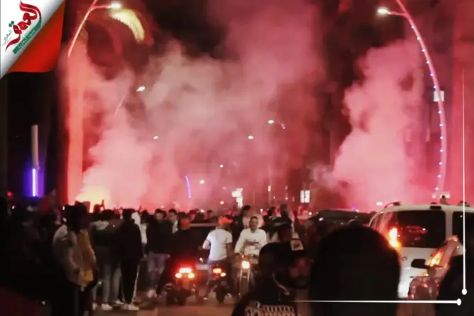فرحة الجديدة.. شهب اصطناعية في ليلة بيضاء