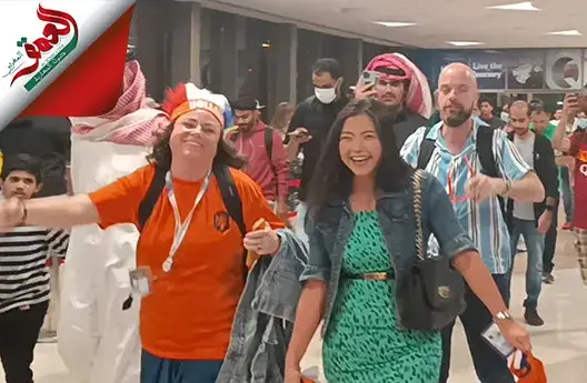 حضور كبير للجماهير الارجنتينية بملعب لوسيل