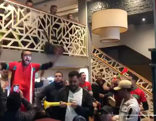 فرحة هستيرية للجماهير السلاوية بهدف الأسود في شباك البرتغال