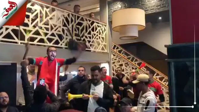 فرحة هستيرية للجماهير السلاوية بهدف الأسود في شباك البرتغال