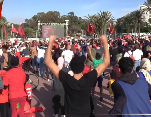 هكذا تفاعلت الجماهير السوسية مع هدف الأسود في مرمى البرتغال