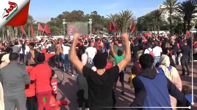 هكذا تفاعلت الجماهير السوسية مع هدف الأسود في مرمى البرتغال