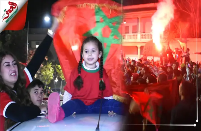 بالفلامات والأهازيج.. “كابو” الماص يقود الجماهير الفاسية للاحتفال بتأهل الأسود