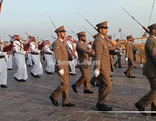 استعراض عسكري رائع بقطر ضمن أنشطة المونديال