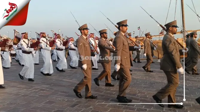 استعراض عسكري رائع بقطر ضمن أنشطة المونديال