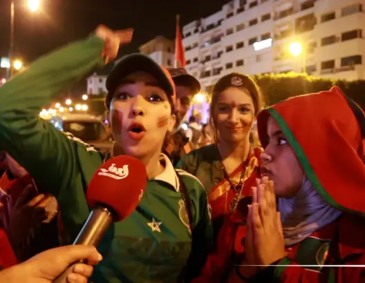 فرحة عارمة في شوارع الرباط بتأهل الأسود