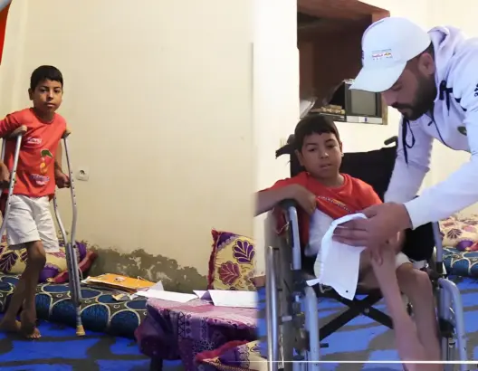 متشبث بأمله في العلاج.. عبد الله طفل في عمر الزهور يناشد القلوب الرحيمة (فيديو)