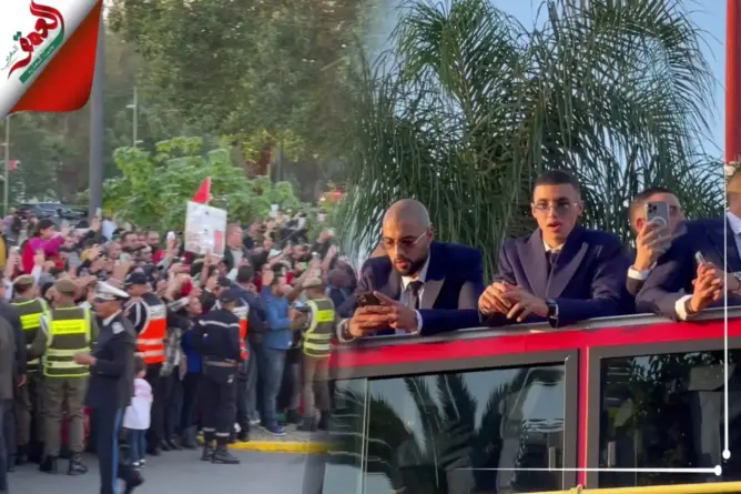 مشاهد تاريخية في استقبال أسود الأطلس وأمهاتهم