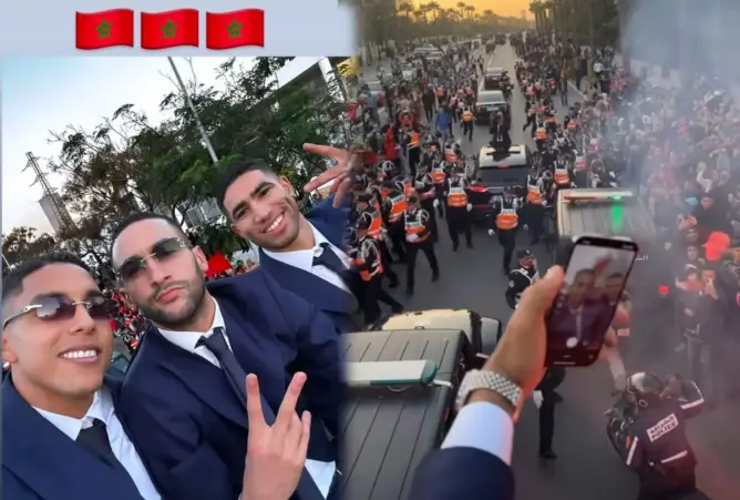 “سيلفي” للتاريخ.. لاعبو المنتخب الوطني يلتقطون صورا تذكارية للاستقبال الشعبي بالرباط (صور)