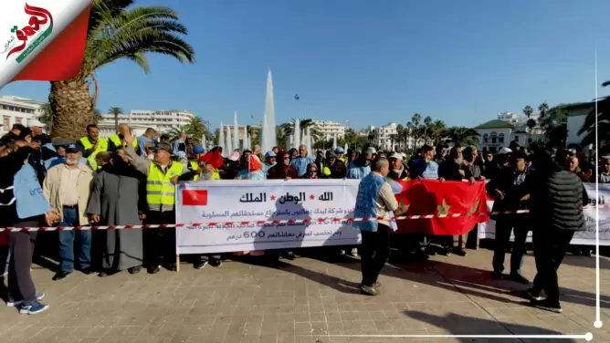 متقاعدو شركة ليدك يحتجون بعد حرمانهم من حقهم