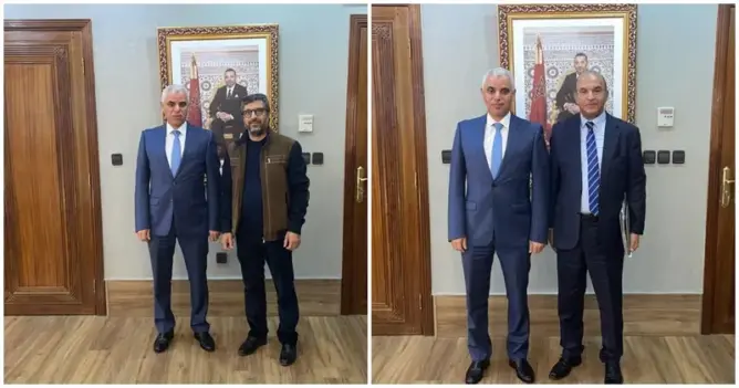 الحوار الإجتماعي.. أيت الطالب يجتمع بمسؤولي الـODT والـSIMSP