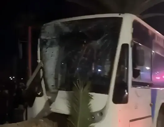 إصابة عشرات الركاب في اصطدام حافلة للنقل الحضري بنخلة بأكادير