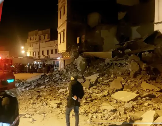 تفاصيل انهيار منزل من 3 طوابق بالدار البيضاء وسط استنفار أمني