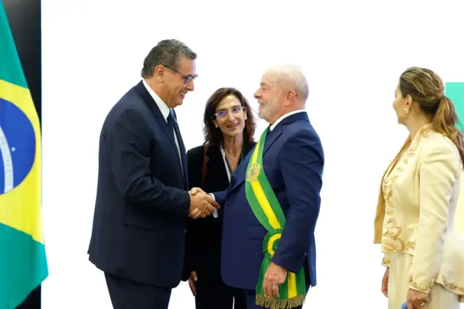 عزيز أخنوش يمثل الملك في حفل تنصيب الرئيس البرازيلي الجديد