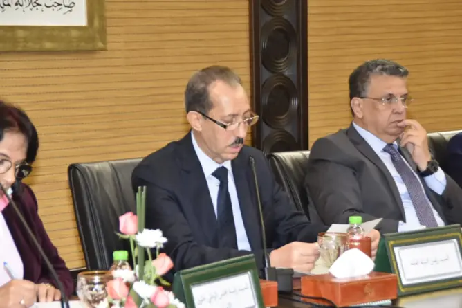 الحسن الداكي رئيس النيابة العامة ووزير العدل عبد اللطيف وهبي
