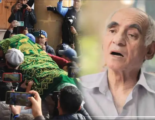 حزن وبكاء.. لحظة تشييع جثمان الفنان عبد الرؤوف
