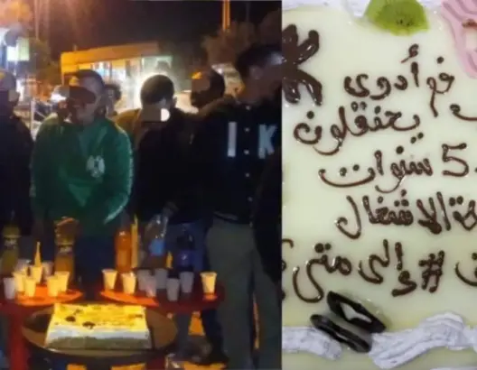 شباب فم أودي ببني ملال يحتفلون بالذكرى السنوية الخامسة لتأخر تهيئة طريق ومسؤول يوضح