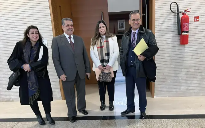 ريم شباط وحميد شباط في المحكمة الابتدائية بالرباط